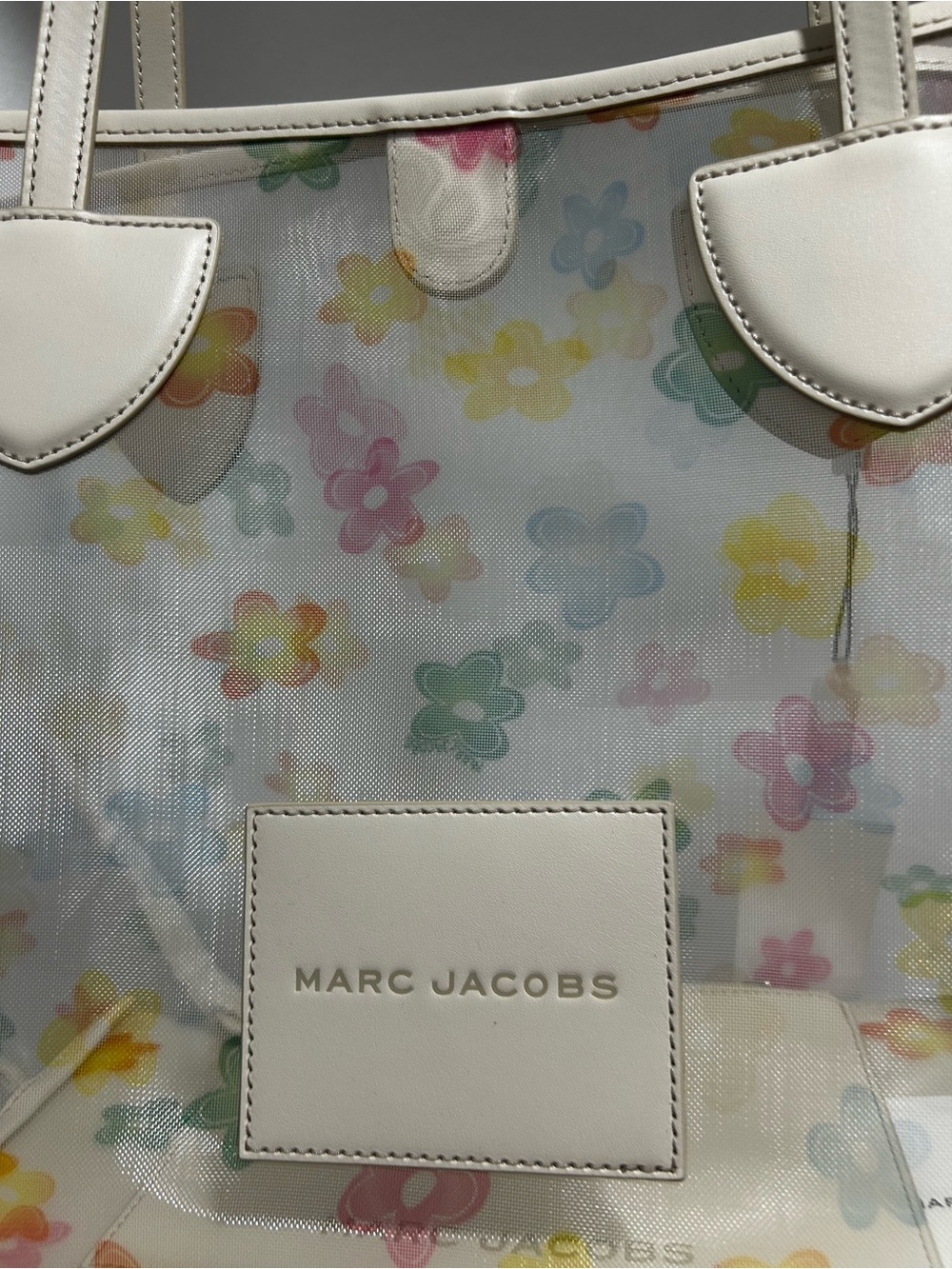 Marc Jacobs Transparent Tote Bag with Pouch - Picture 6 of 11
